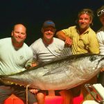 Client Damon Sacco knows how to follow the hot spot areas to put the fish on the deck. Another big trip for Damon and team.