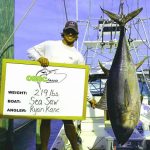 Congratulations to ROFFS™ Clients Samuel Kistler, Captain Corrigan Mello, Ryan Kane, Tim Sauer, Sandy Fisher & James Joyce (Sea Saw). Oak Bluffs Bluewater Classic (MA): 1st Place Biggest Tuna.