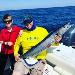 ROFFS™ client Fishbehavin "Had a great day of fishing with my son! Topped it off with this wahoo!! It was caught using lures provided by JAW Lures and on info provided to me by ROFFS Roffer's Ocean Fishing Forecasting Service, Inc."