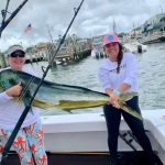 ROFFS™ Client Captain Glenn Cameron, Jennifer Cameron and Team FLORIDIAN.
“ROFFS™ STRIKES AGAIN. Team FLORIDIAN won $74,108.33 for largest Dolphin in the The Big Rock ladies KWLA tournament yesterday! Thank you”